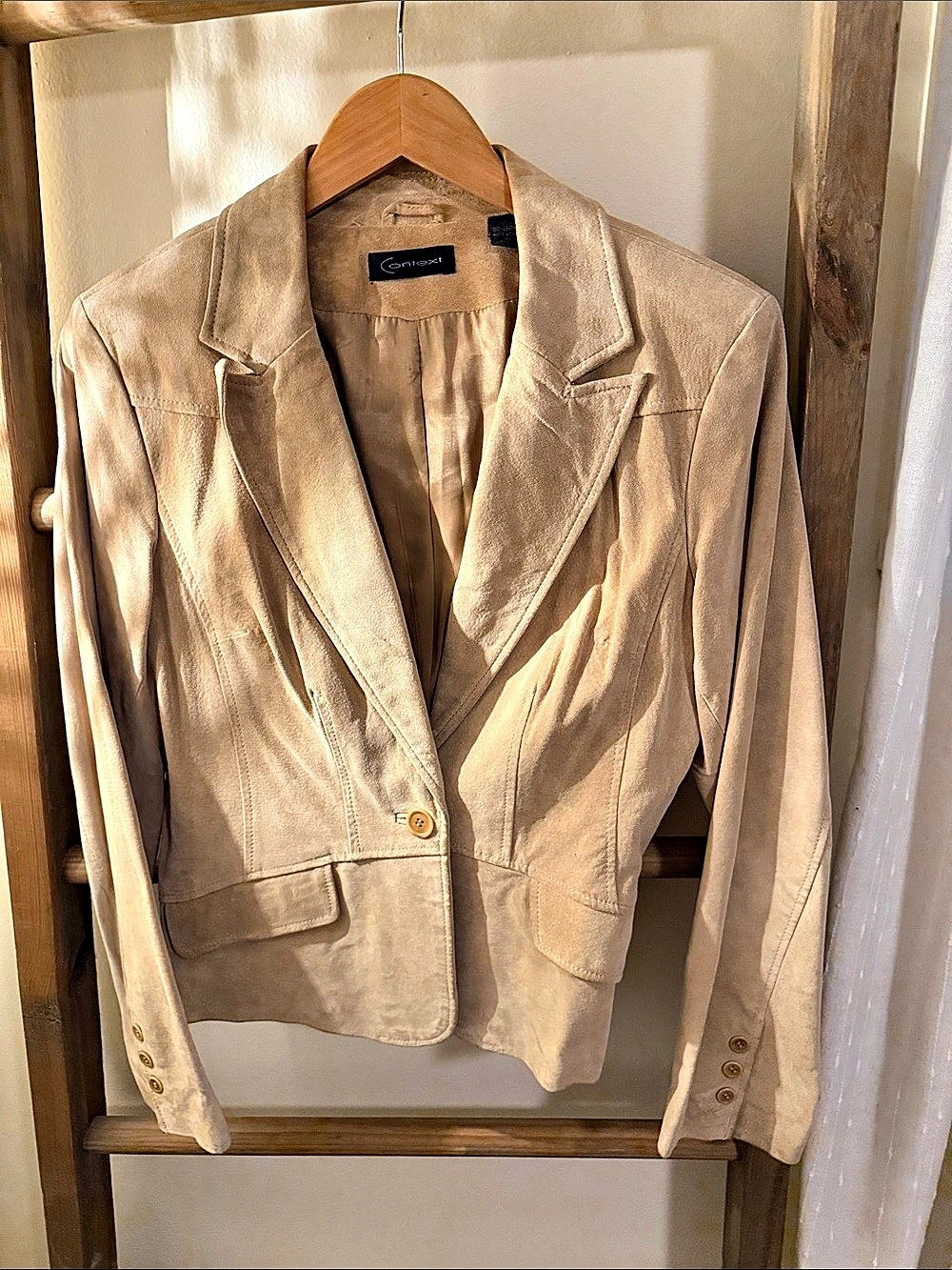 Context Beige suede Jacket